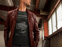 "1918 Motorcycle Side Car" - T-Shirt