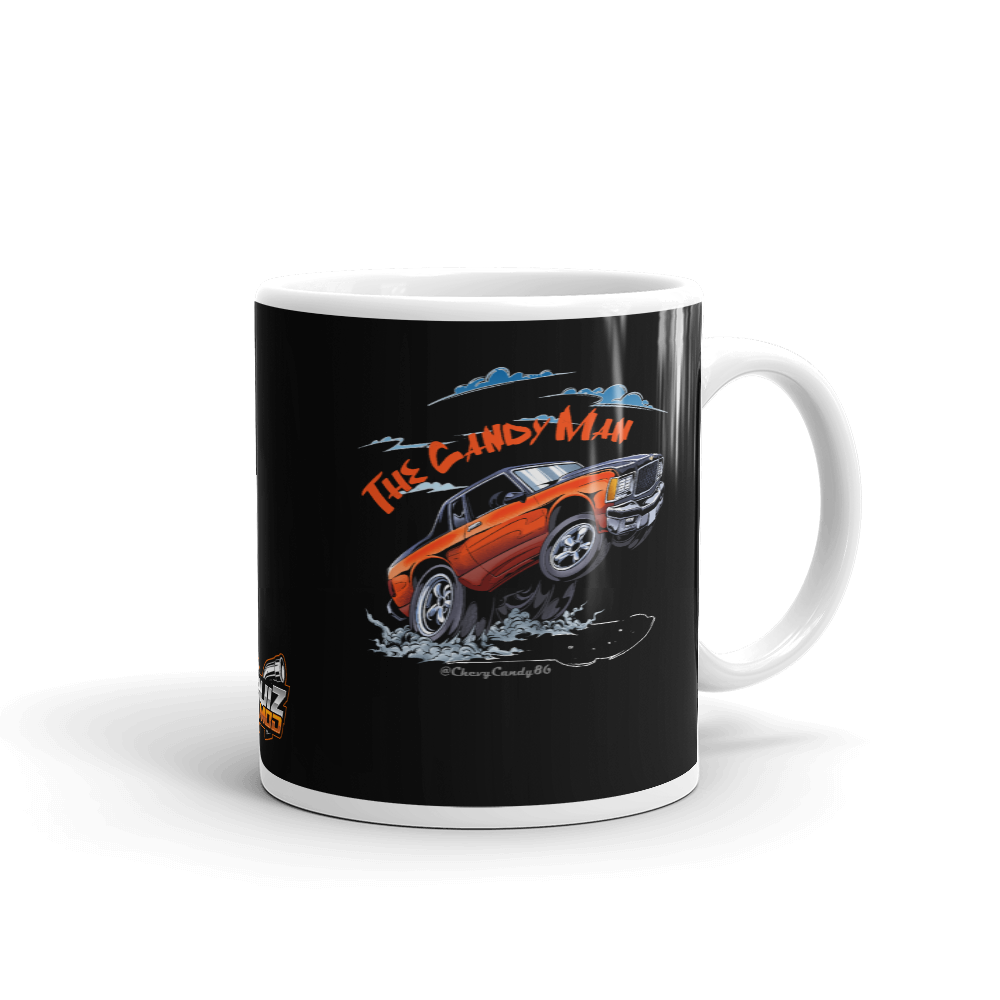 The Candy Man Burns Rubber - Mug