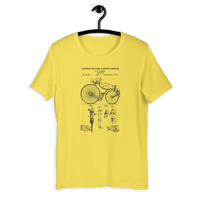 "1889 Velocipede Bicycle" - T-Shirt