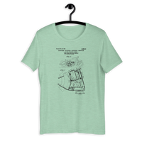 "1938 Harley Oil Tank and Battery Assembly" - T-Shirt
