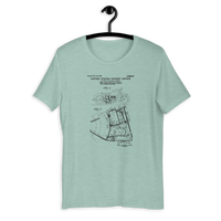 "1938 Harley Oil Tank and Battery Assembly" - T-Shirt