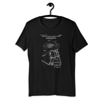 "1938 Harley Oil Tank and Battery Assembly" - T-Shirt